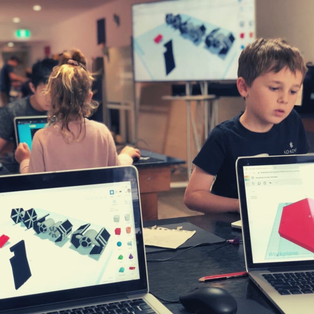 Children enjoying a TinkerTank camp at Neutral Bay